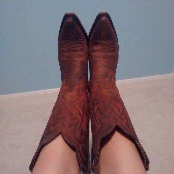 New. Justin Women's BRL124 Cognac Ponteggio Boot - Picture 2 of 8